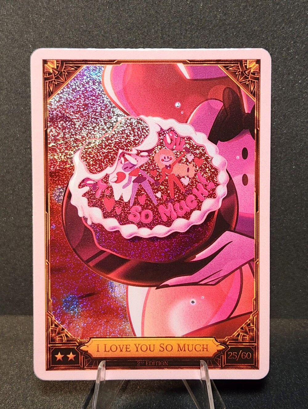 I Love You So Much Foil Trading Card